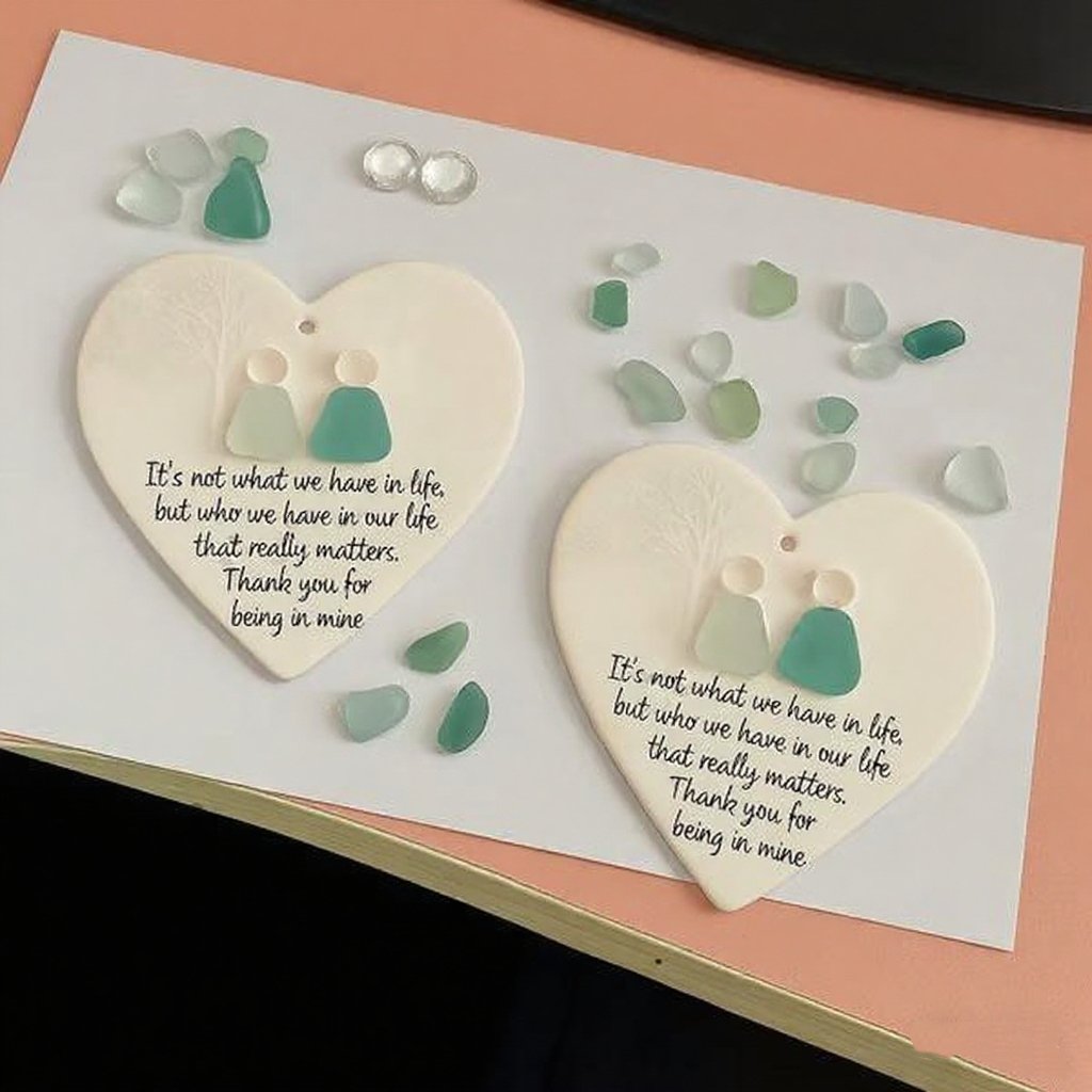 💝Heart-Shaped Friendship Decor🌊✨ Shaped by Nature & Crafted by Hand💝