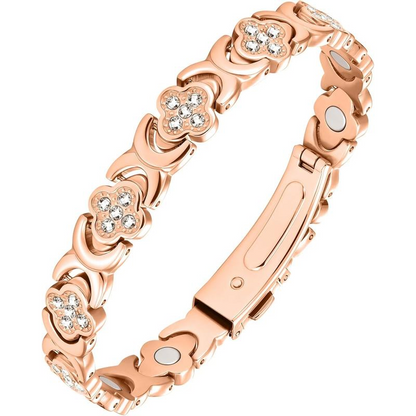 🔥 Turonu™ Titanium Magnetic Bracelet for Women – Elegant Jewelry with 3,800 Gauss Relief Power