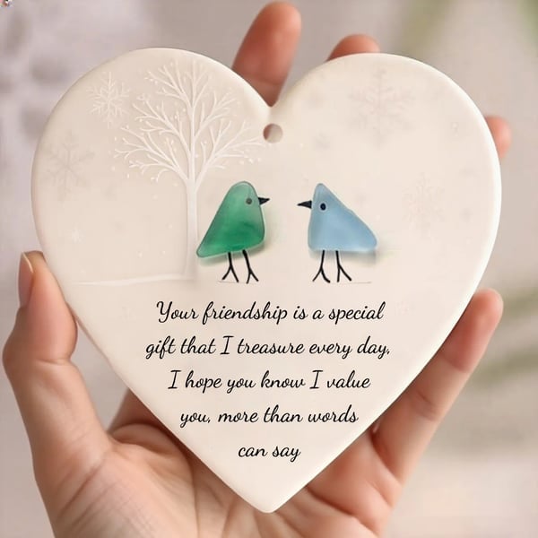 🔥Heart-Shaped Friendship Decor🔥Shaped by Nature & Crafted by Hand